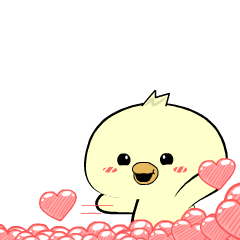 Adorable Chick 11 : Animated Stickers