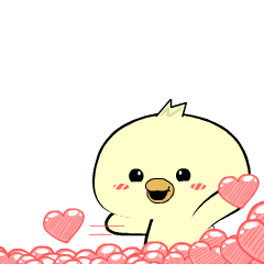 Adorable Chick 11 : Animated Stickers