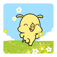 Yellow pig Sunny