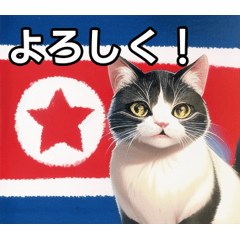 Cats that love North Korea