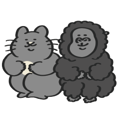 chinchilla with Gorilla