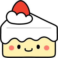 The funny face animation [ sweets ]