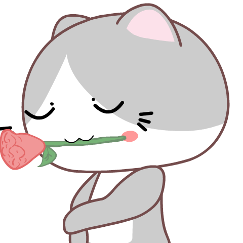 Grey Cat 2 Effect stickers