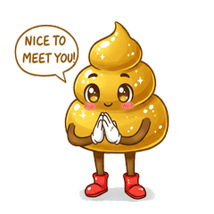 Golden Poo: Lucky Money Stickers