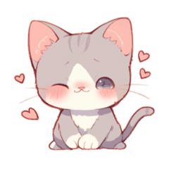 Nyan - the Grey Kitty Cat (1)