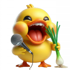 Green Onion Duck Going to Sing,