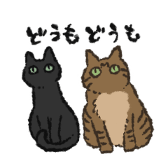 Kuro&Maru Sticker