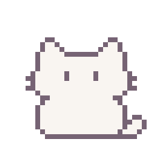 Amamori world pixel art cat