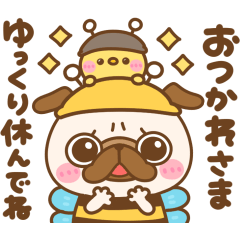 kawaii pug spring