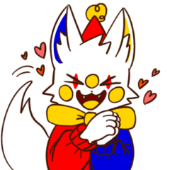The dream palette circus sticker