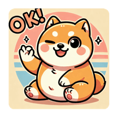 Shiba Inu various expressions