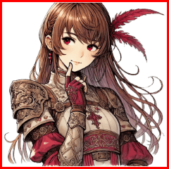 Fighting Beauty Swordswoman Stickers