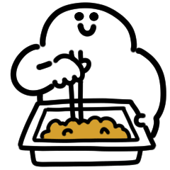 にっこり朝ごはん 動くスタンプ