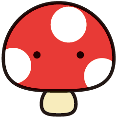 Cute mushroom spits poison