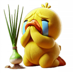 Green Onion Duck Begging You,