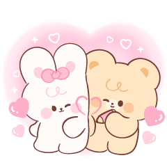 Kome Sticker Ginger & Kome : Sweet Love – LINE stickers | LINE STORE