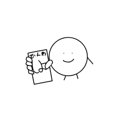 マイキャラクターのまるくんの日常です