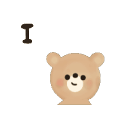 Bear and hearts