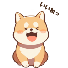 Yurukawa Shiba One Sticker