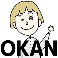 OKAN's BLONDE BOB hair MOVE STICKER!!