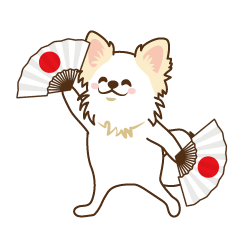 White Chihuahua Stickers for everyday