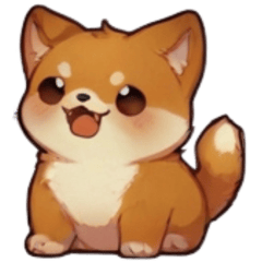 Shiba Inu- Lifestyle Phrases 1 (sticker)