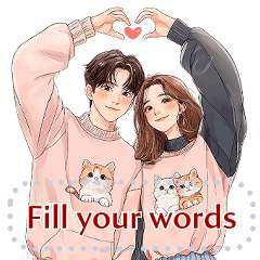 Message Stickers (Love Couples 12) EN