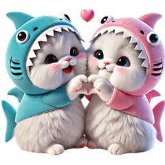 Meaw Cute Couple