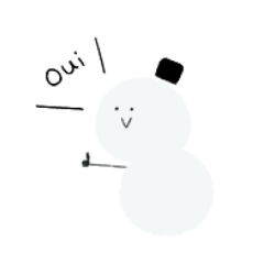 snow man (no line)