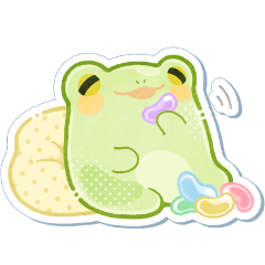 Fleischmann's glass frog like Sticker