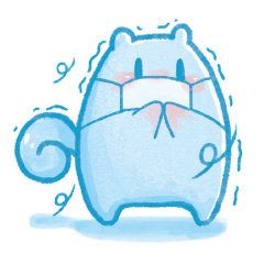 毎日使える虚弱スタンプ1