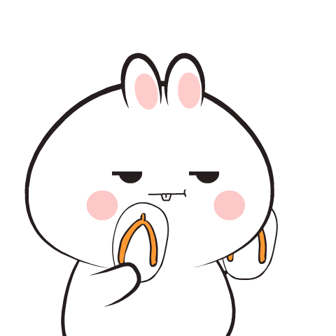 Adorable Rabbit New : Pop-up stickers