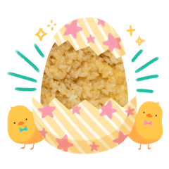 Egg Fried Rice Stickers – LINE stickers | LINE STORE