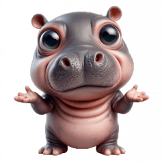 Bulging-Eyed Hippo Super Practical