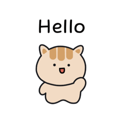 Hello Cheese Kitty Cat - LINE スタンプ | LINE STORE