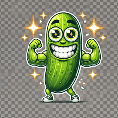 Join the Hype! Crazy Cucumber Stickers