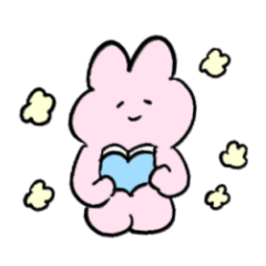Gentle Rabbit Stickers (No Text) – LINE stickers | LINE STORE