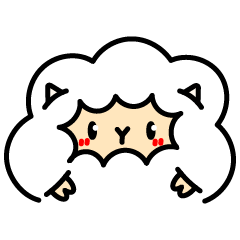 Sheep memo style Sticker