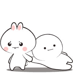 Adorable Rabbit 4 : Animated Stickers