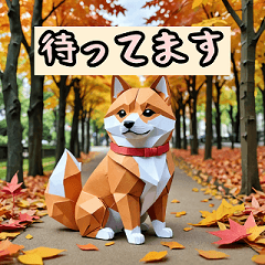 折纸狗狗