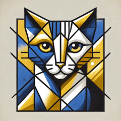 Famous Cubist Cat