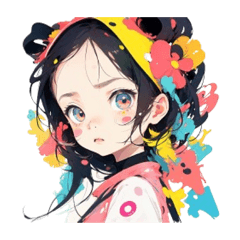 Watercolor Girl Life