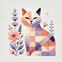 Fragrant Cubist Cat