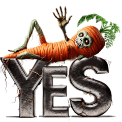 Vegetable Zombie: Carrot