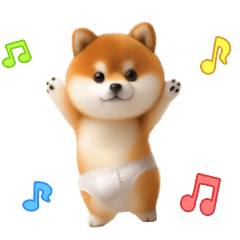 *dance! Mame Shiba wearing briefs