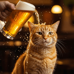 cats and alcohol