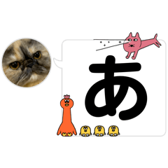 ぶさ猫50音(あ〜よ)