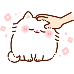 Fluffy little cat Sticker ver.2