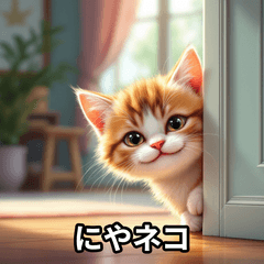 Playful Baby Kitty Stickers