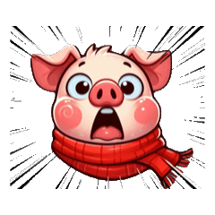 Cute Pig Facial Animation